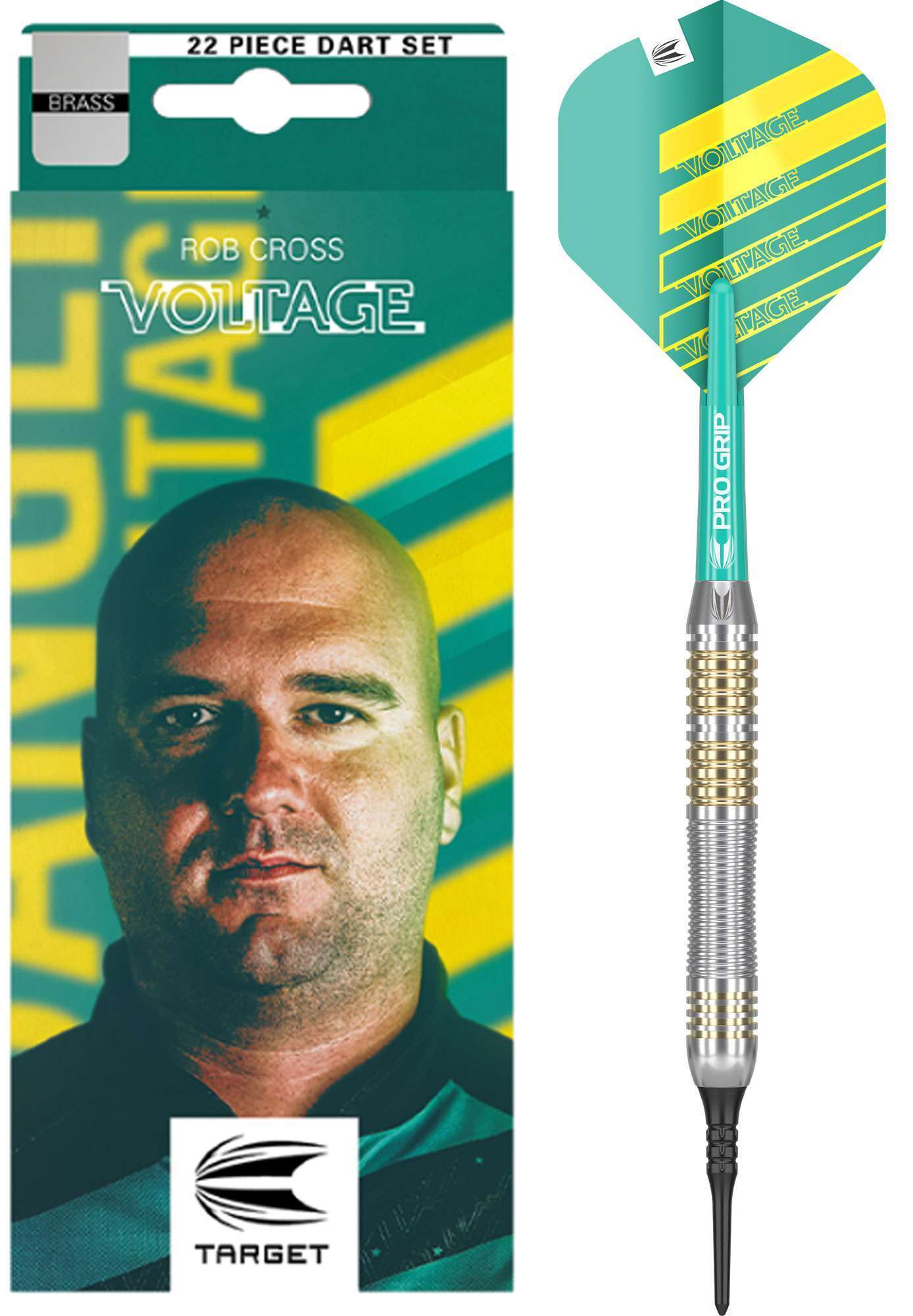 Target Darts Rob Cross Brass 18 Gramm Softdarts-1