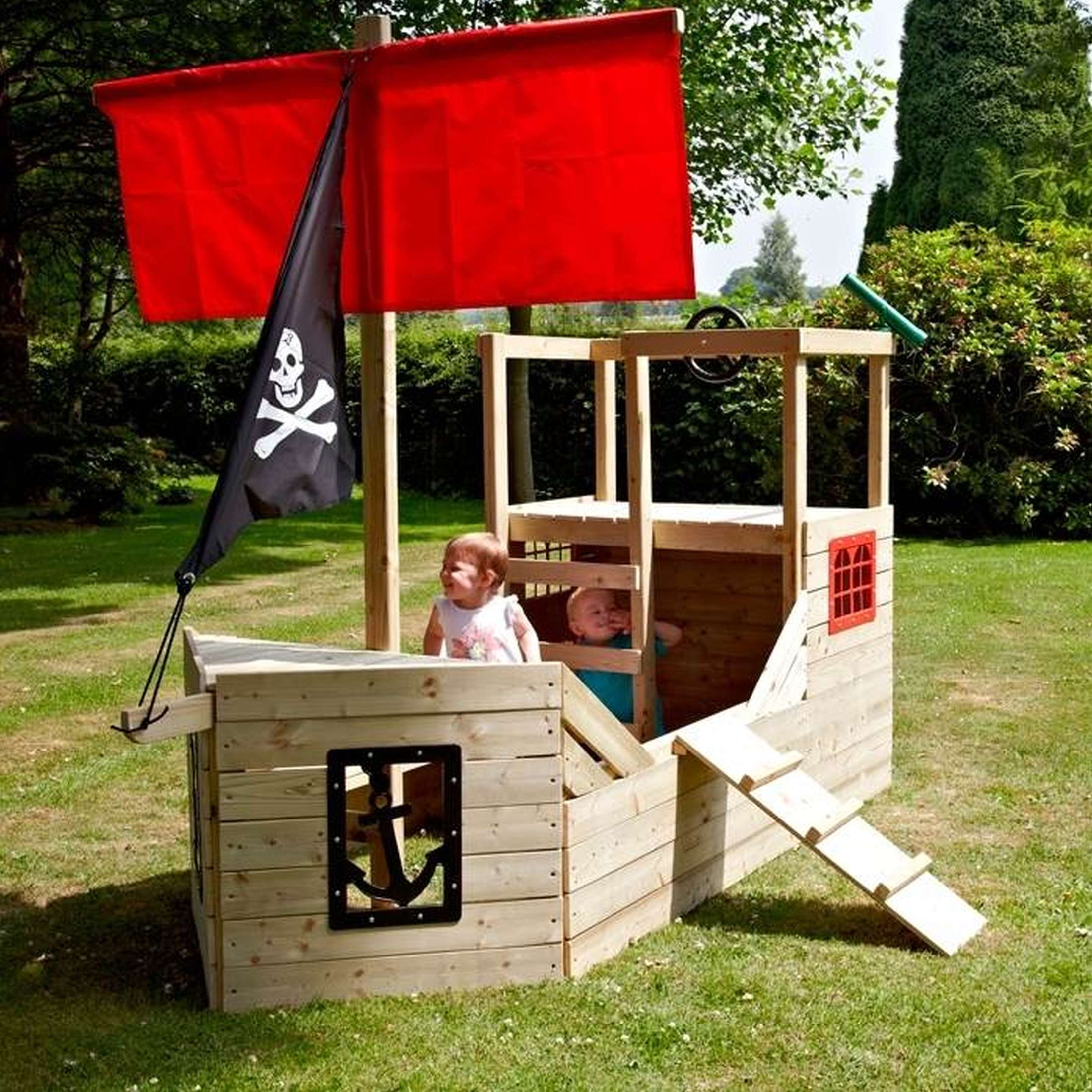 Outdoor Spielturm Piratenschiff-5