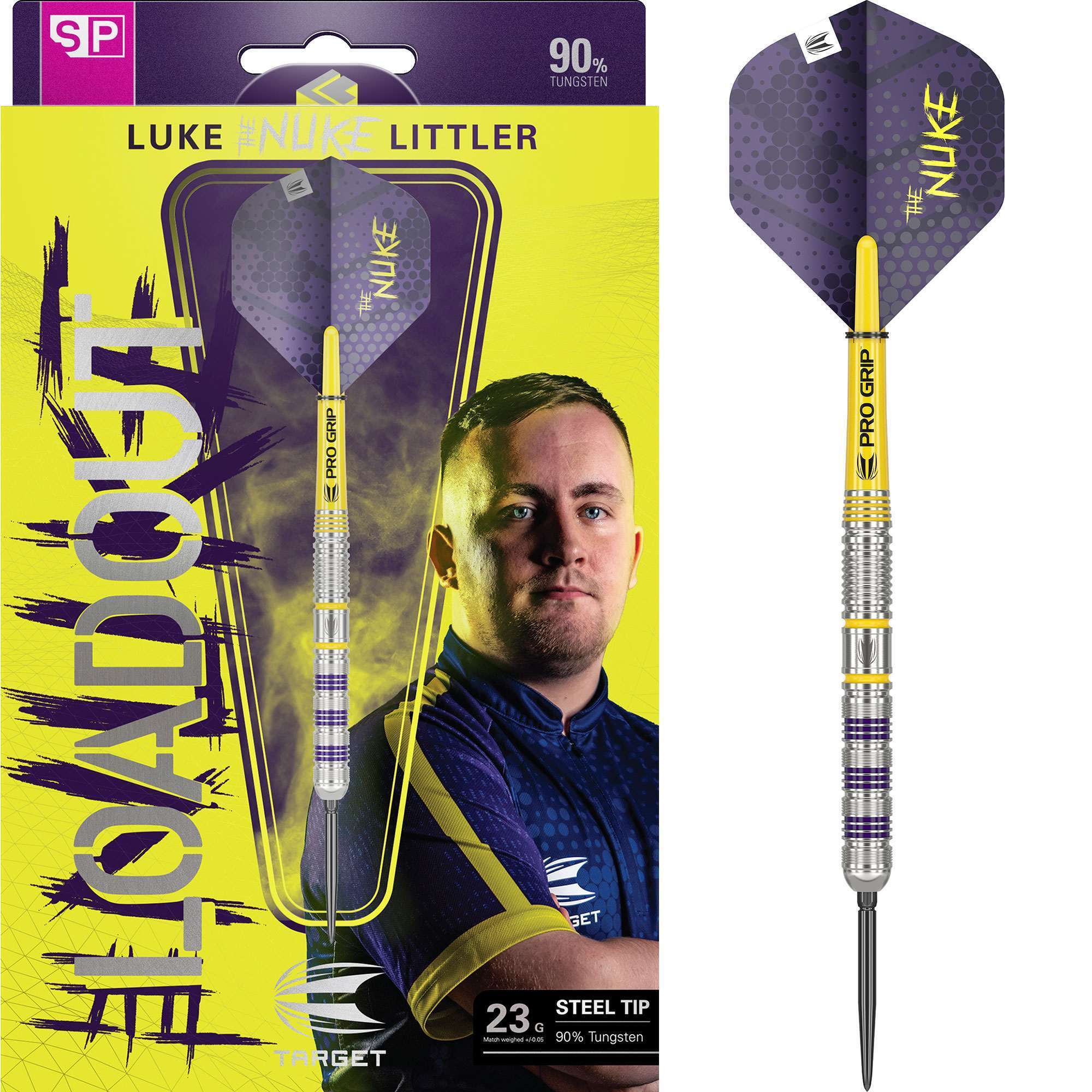 Target Darts Luke Littler Loadout SP 90% Tungsten Steeldarts-1