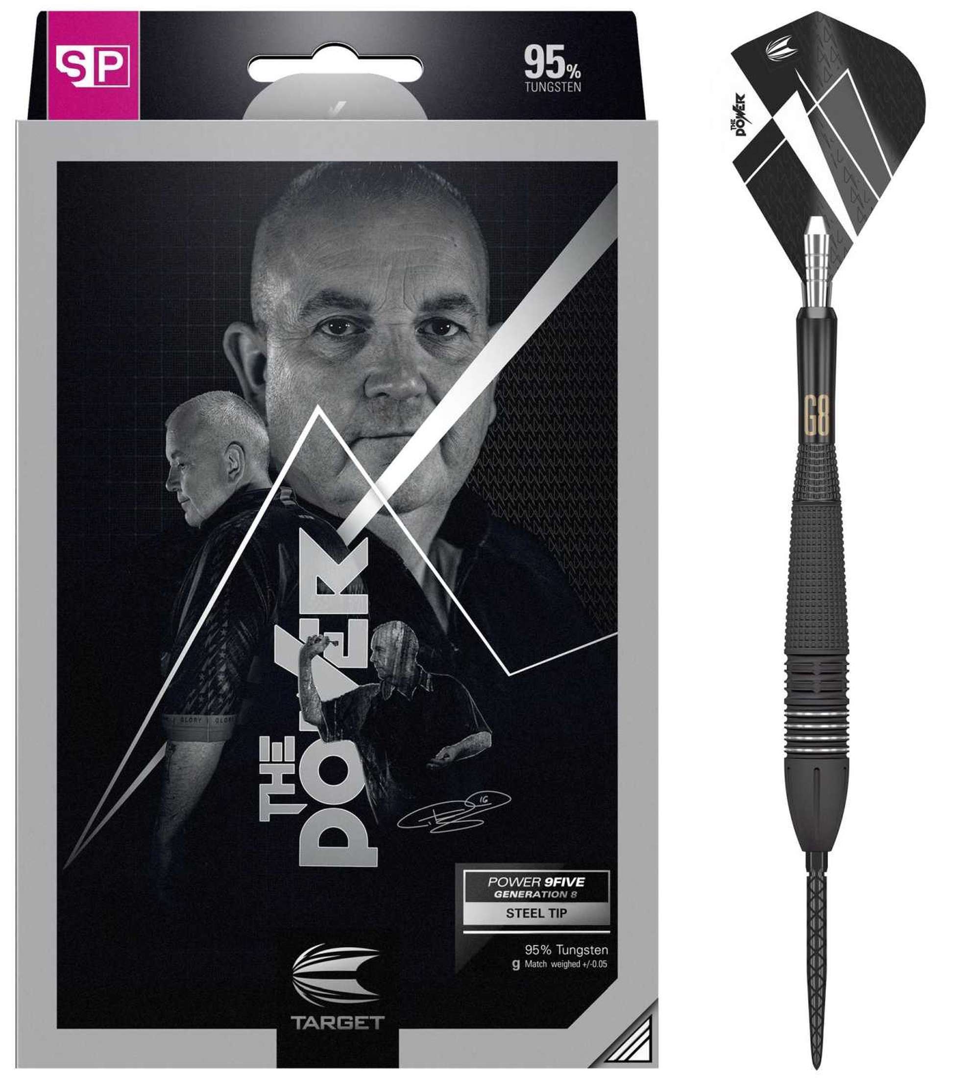 Target Phil Taylor Gen 8 95% Tungsten Steeldarts-1