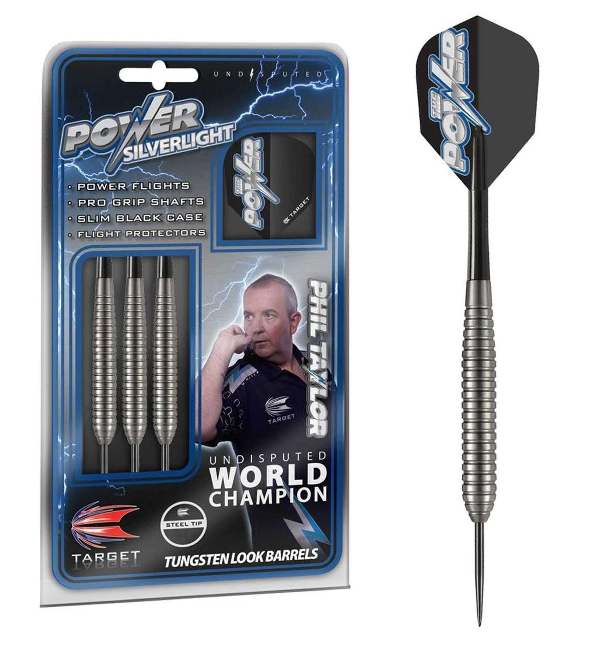 Target Phil Taylor Silverlight 24 Gramm Steeldarts-1