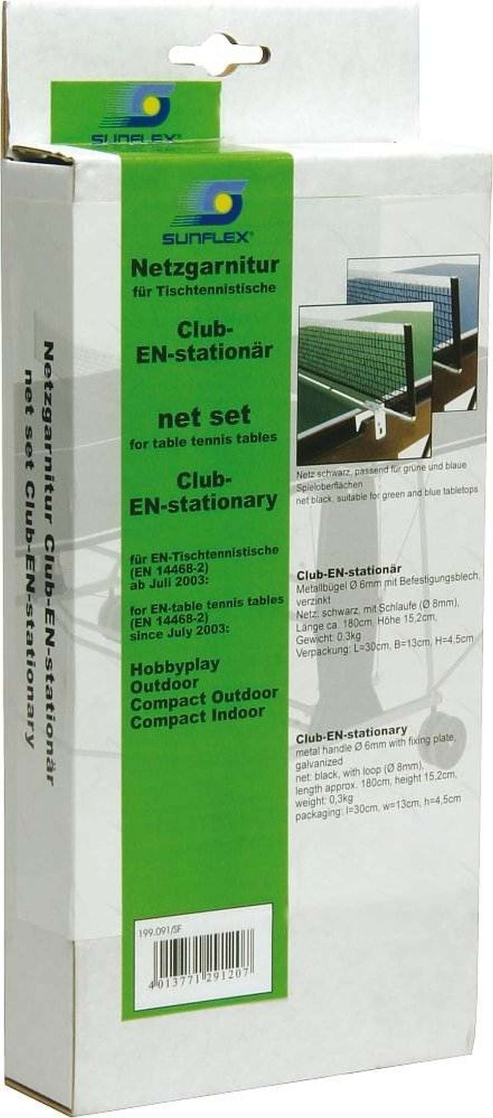 Tischtennis Netzgarnitur Sunflex Club-1