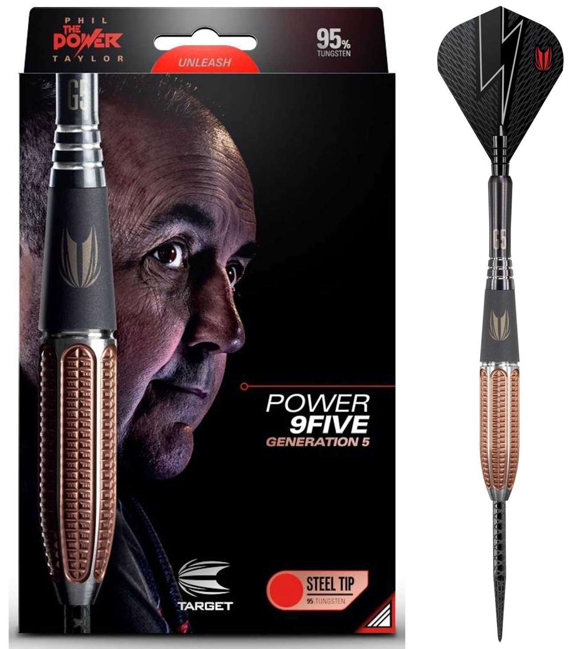 Target Phil Taylor Gen 5 95% Tungsten Steeldarts-1