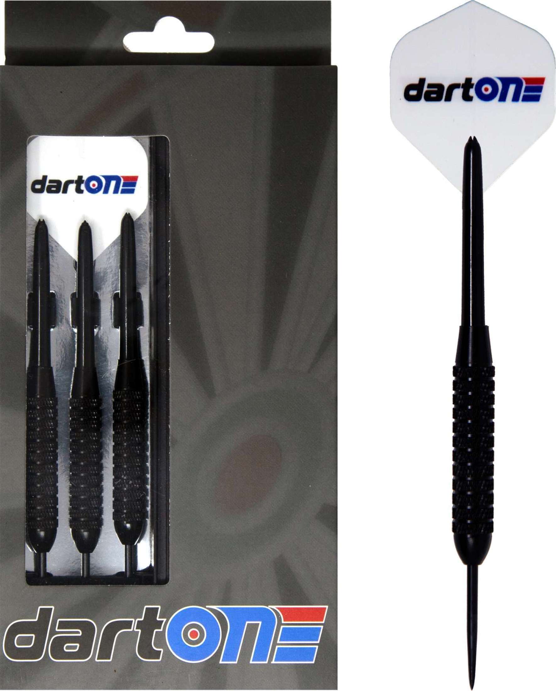 Dartone Official Schwarz Messing Steeldarts-1
