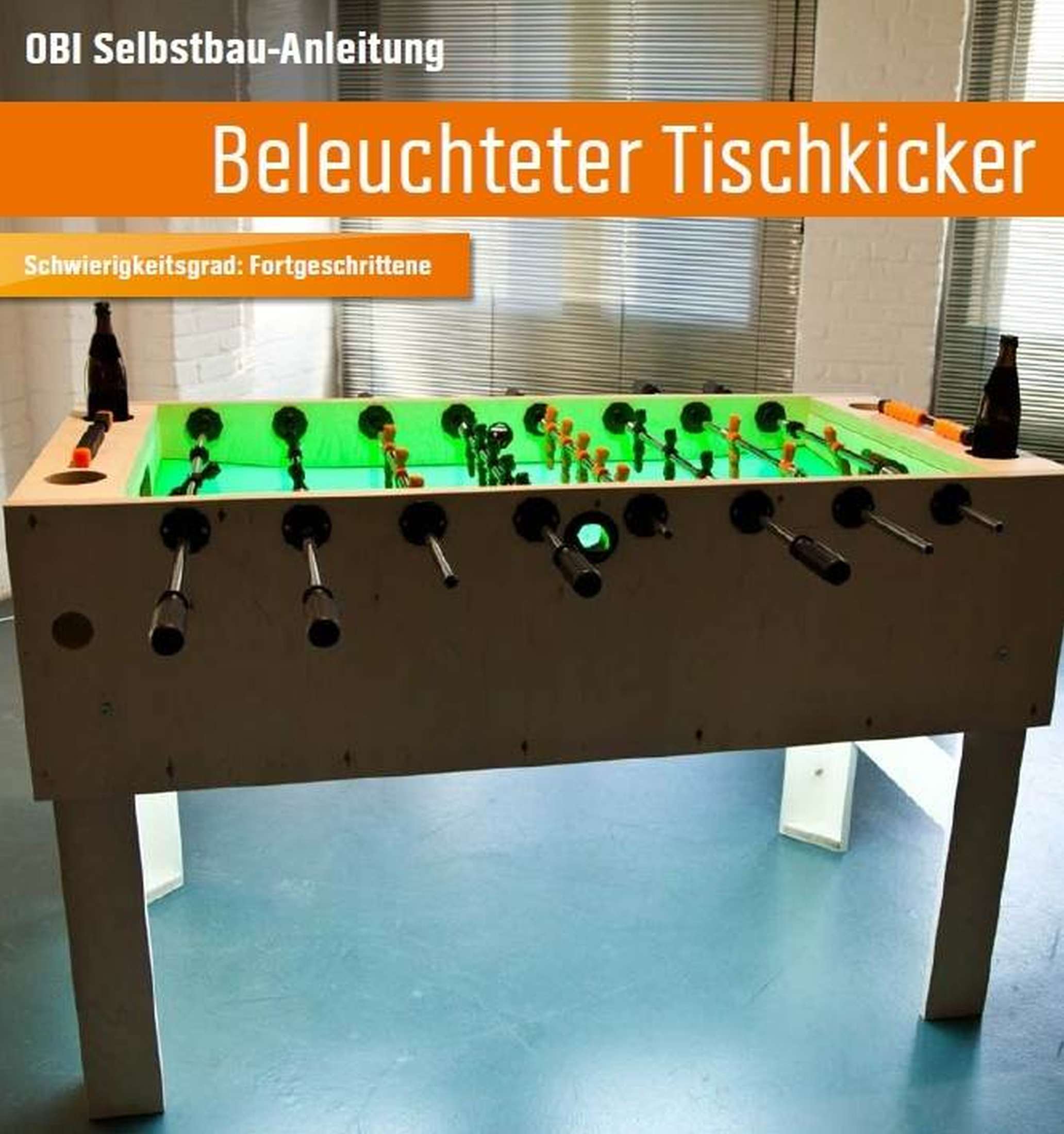 Tischkickerset für beleuchteten OBI Tischkicker-2