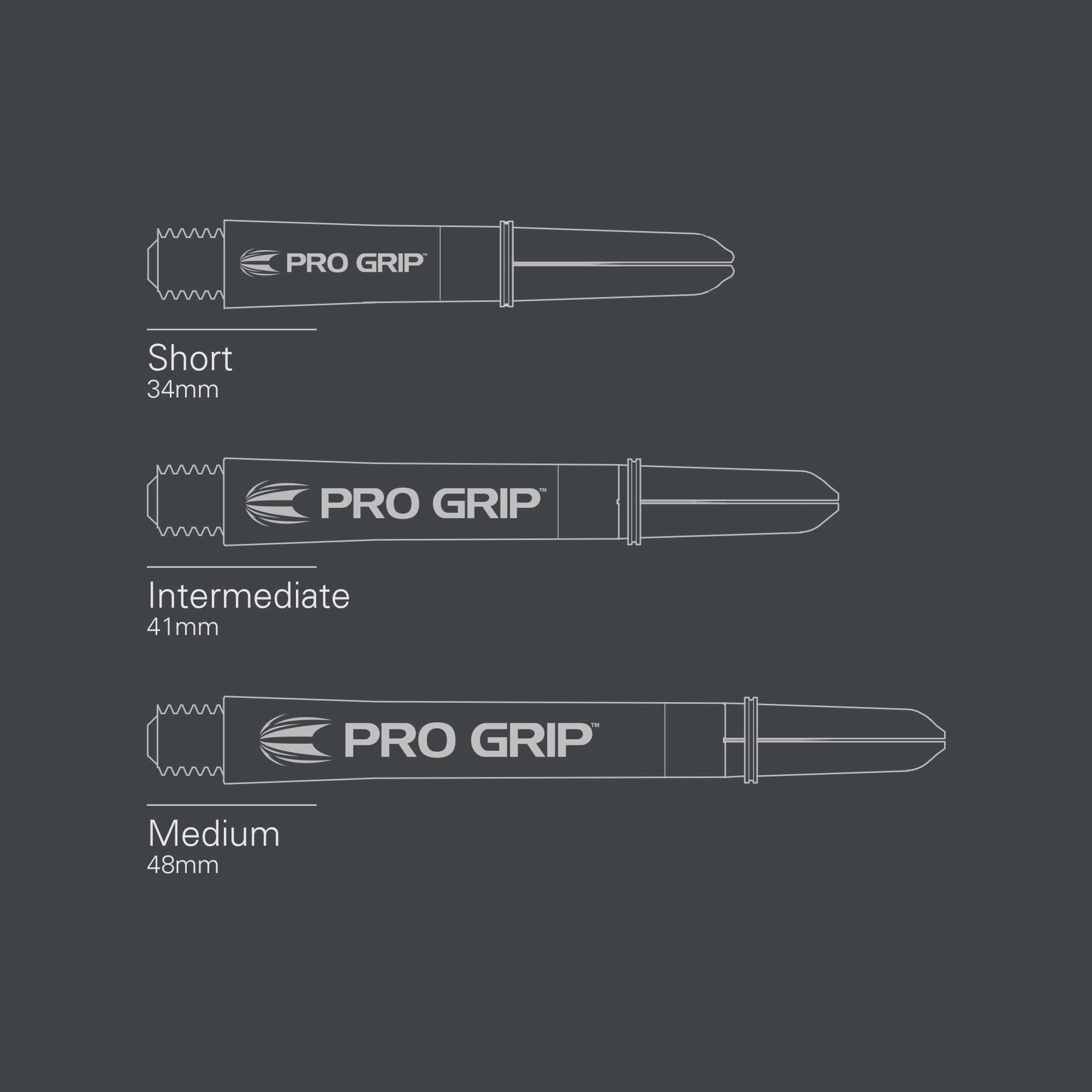 Target Pro Grip Spin Shaft 9er Multipack Schwarz-2