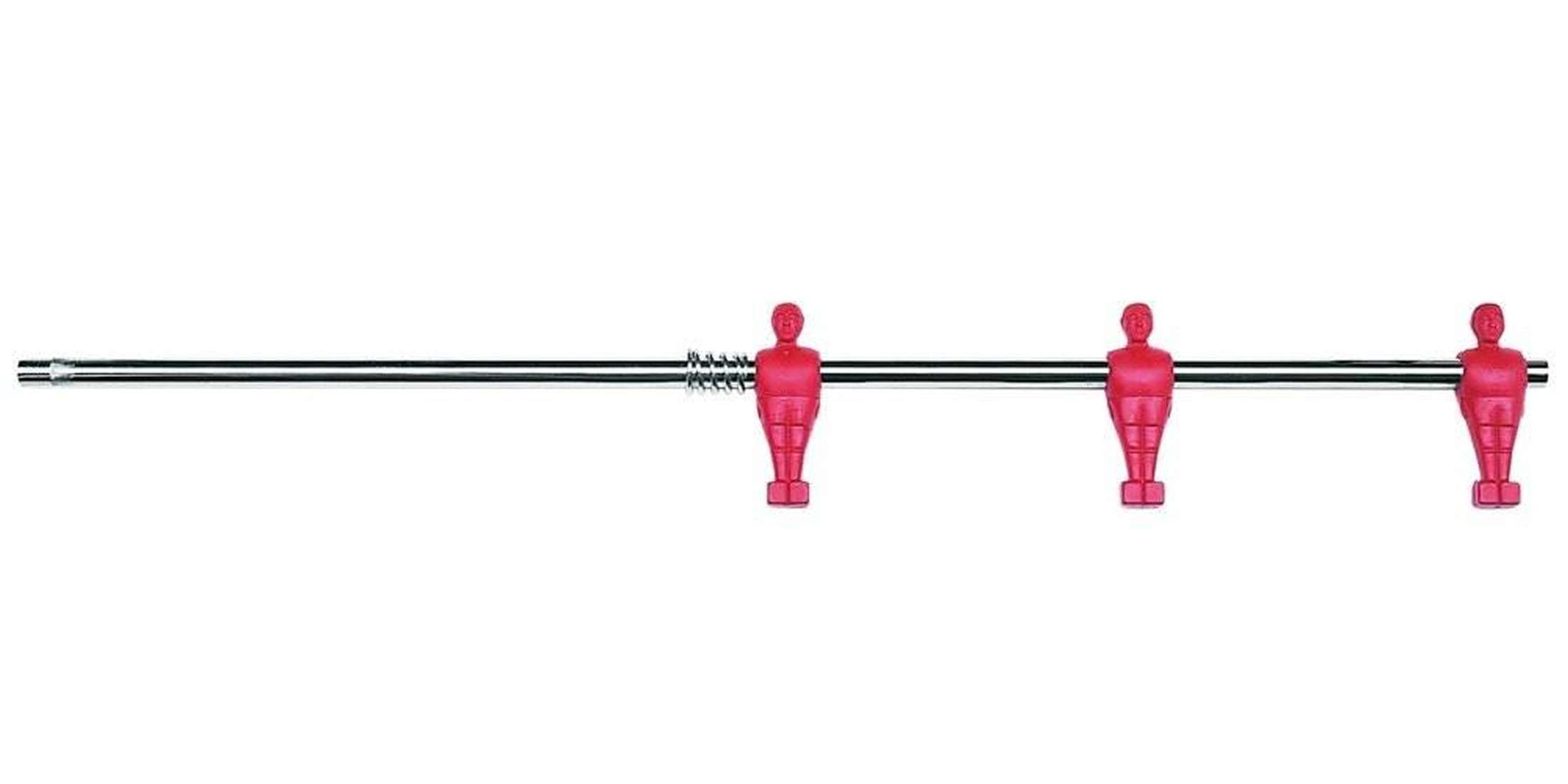 Telescopic Rod for 16 mm Foosball Player Red-1