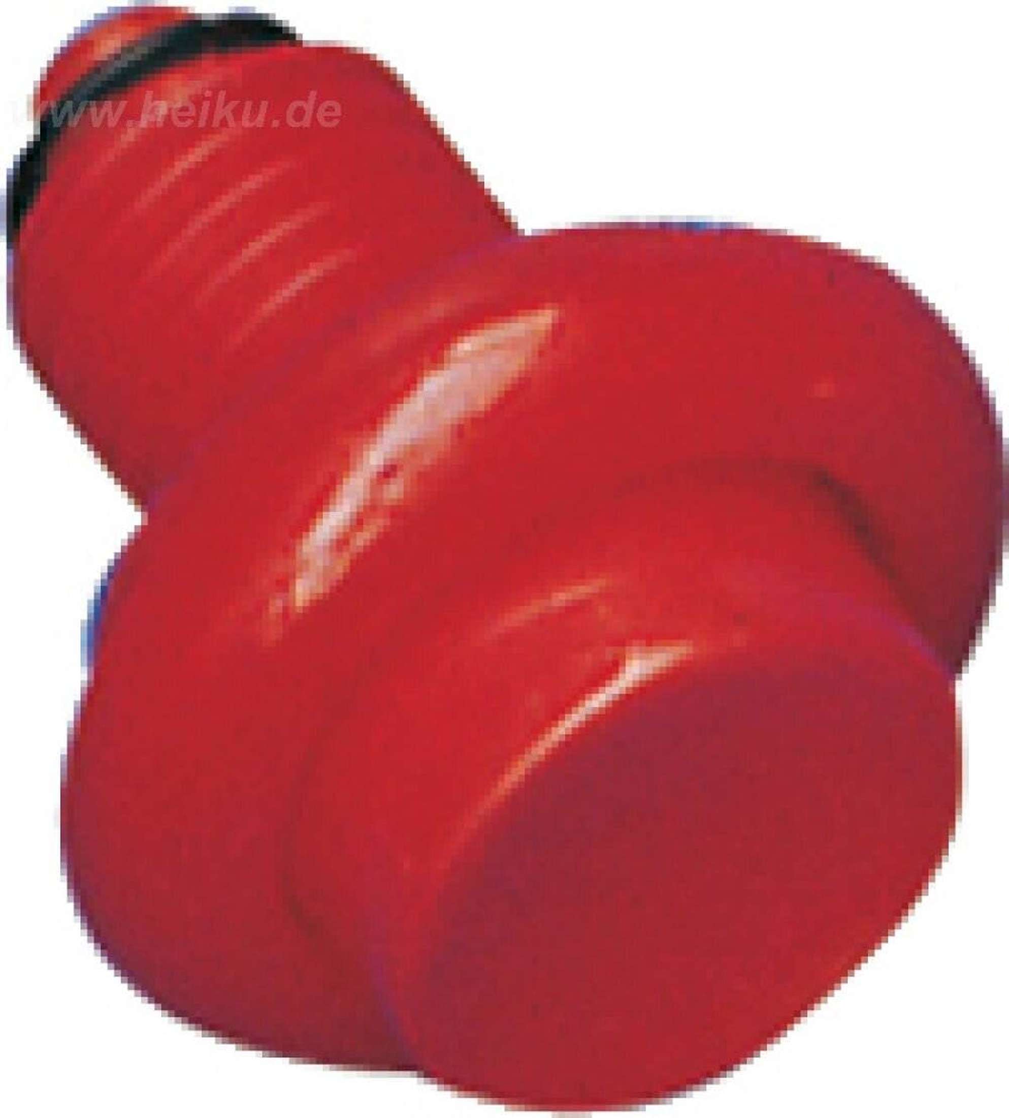 Flipperknopf, rot aus Polycarbonat-1