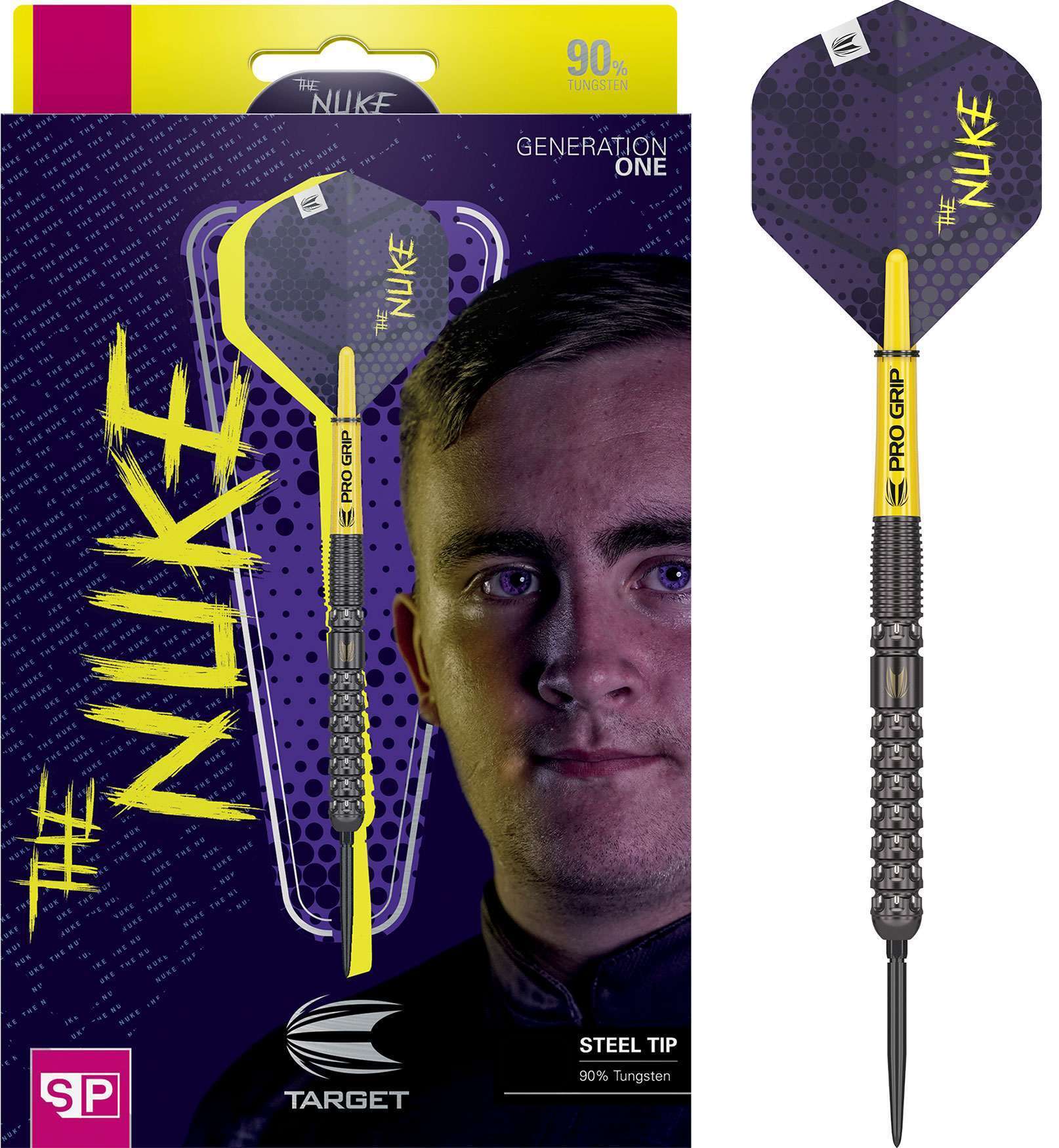 Target Darts Luke Littler Gen1 SP 90% Tungsten Steeldarts-1